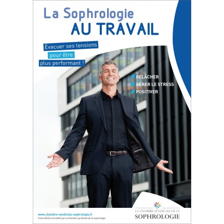 Affichette A4 - La sophrologie au travail